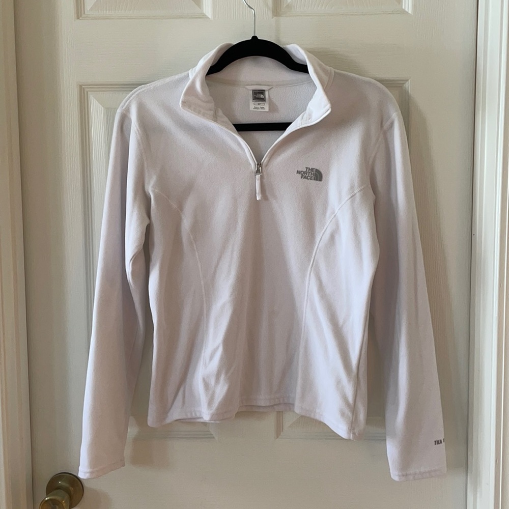 White North Face Fleece Pullover